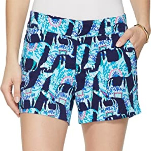 Lilly Pulitzer Callahan Shorts Alpaca My Bags, size 2 - NWOT - Picture 1 of 3